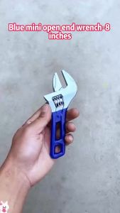 Heavy-Duty Rubber-Coated Adjustable Wrench Auto and Car & Bathroom Repairs Tools Universal