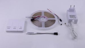5m 10m Horse Running Race LED Strip Light 24V WS2811IC Water Flow Chasing Smart LED Tape Ribbon Lamp Wireless Switch With Battey
