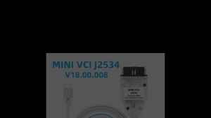 MINI VCI For TOYOTA TIS Techstream V18.00.008 Mini vci FTDI FT232RL Chip J2534 OBD2 Car Diagnostic Cable Auto Diagnostic Scanner