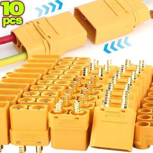 10Pcs XT90 Male Female Connectors Plug Home Welding Terminal Connectors for Lithium Polymer Battery Model Charge Lead Plugs