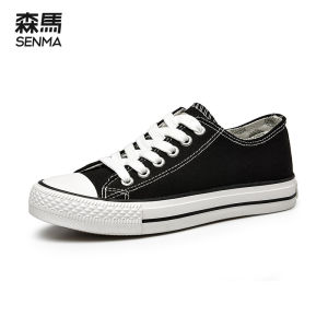 Couples Canvas Shoes Casual Youth Trendy Boys Girls Leisure Board Shoes Breathable Cloth Upgraded Version Flat Heel Rubber Sole