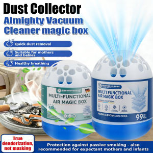 2PCS Indoor Air Purification Dust Removal Magic Box Multi-Functional Air Magic Box for Home Office Automatic Dust Collection Air Box