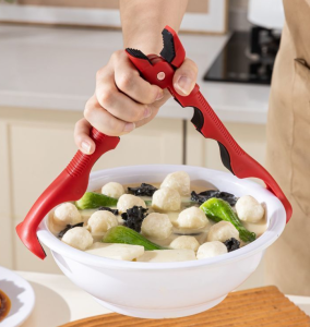 3 in 1 Kitchen Anti-scalding Bowl and Dish Clip Anti-slip Clip for Steaming Pot Non-slip Steaming Dish Clip Bottle Opener