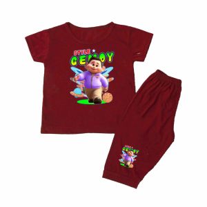 Baju anak setelan kaos perempuan dan laki laki Gemoy viral terbaru usia 1tahun-6tahun