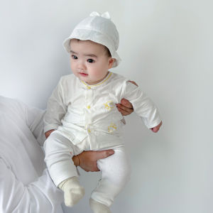 Baby Modal Outerwear Long Sleeve Lightweight Spring Summer Autumn Outfit for Boys And Girls Cartoon Design Air Conditioning Clothes