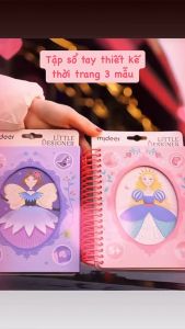 Đồ chơi Thiết Kế Thời Trang và Tô Màu Nước Công Chúa - Mideer Little Designer - Dành cho bé từ 5 tuổi
