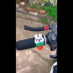 4pcs Sutra es Handle Rem/Sarung Handle Rem Tanga/ Sarung Handle Rem Dan Kopling Universal Buat Semua sepeda listrik desain kartun