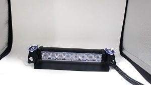 Red And Blue Windshield Warning Light With Suction Cups Emergency Warning Flashing Police Ligh