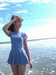 Đồ Bơi Cho Bé Gái Bộ Bơi Bé Gái Habi Fashion HB2303 Họa Tiết Surfing Liền Thân Thiết Kế Dễ Thương Chất Liệu Co Giãn Cho Bé Từ 18-60kg