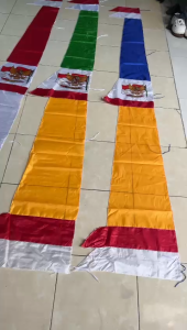 UMBUL BANDIR POLOS GARUDA UK 3M BAHAN SATIN BERKUALITAS PREMIUM