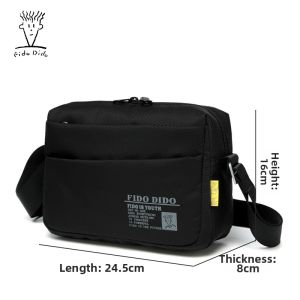 Fido Dido | Leisure Crossbody & Shoulder Canvas Waterproof Nylon Bag
