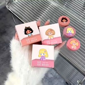 🔥Cushion Blush🔥บลัชออนแอร์คุชชั่น บรัชออน ปัดแก้ม Peach Blush Palette Cream Matte Face Blusher ติทนนาน กันน้ำ เนื้อดี สีสวย พร้อมกระจกและพัฟแป้งสุดน่ารัก