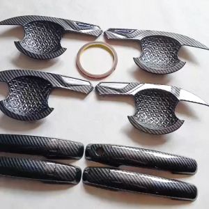 Paket Cover Handle Outer Pintu Mobil Ertiga Lama 2012 - 2017 Carbon