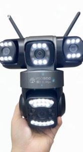 (Mẫu 2026) Camera YOOSEE WIFI ngoài trời 4 mắt 3 màn hình 56MPX tích hợp LED siêu nét - Hàng nhập khẩu