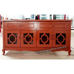 Bufet Diswar Meja Tv Kayu Teak Duco trinityjayafurniture