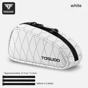 TOSUOD Bike Bag Portable Bike Top Tube Bag Front Frame Triangle Bag Tool Bag MTB Road Pocket Pannier Bike Accessories