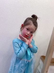 DRESS ELSA FROZEN BAJU PRINCESS ANAK KECIL PEREMPUAN WANITA