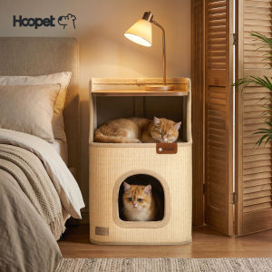 HOOPET | Square Sisal Multi-functional Cat House Climbing Frame