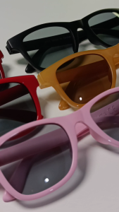 FW768A KACAMATA ANAK DOF SOFT PINK ANTI UV SQUERE BABY KIDS SUNGLASSES