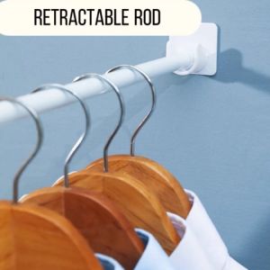 Extendable Sticks Telescopic Pole Adjustable Shower Curtain Poles Curtain Rods Multi Purpose Net Rods