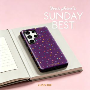 Potdemiel | Starry Night For Samsung Galaxy S26 S25 S24 A56 A36 Phone Case Double-Layer Protection Cover for Women Girl CaseChic