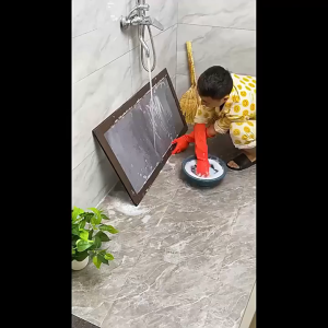 แปรงขัดมุ้งลวด2in1 แปรงทำความสะอาดมุ้งลวดด้ามยาว แปรงไม้เช็ดกระจก ด้ามจับถอดออกได้