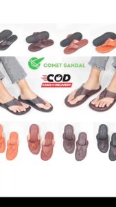 Sandal CMT - ARGUS - Sendal Jepit Kulit Pria Sandal pria kekinian terkini sol tebal tahan aus dan tidak licin indoor dan outdoor jahit tembus