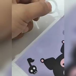 Set 4 Túi đựng bút trong suốt gấu dâu túi zip đựng viết và đồ dùng học tập phong cách hàn quốc văn phòng phẩm