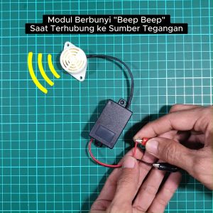 Modul Momentary ON + Buzzer Beep 2X | Modul Beep Beep | TRIK ID Elektronika
