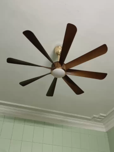 Quạt Trần Đèn Siêu Mát 8 Cánh Lá Nhựa Cao Cấp 6 Cấp Độ Gió 3 Chế Độ Đèn [Động cơ DC inverter-100% lõi đồng]