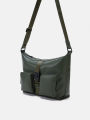 Pedro Men's Casual Zipper Crossbody Bag Single Shoulder Bag Leisure PU Leather Soft Handbag for Youth 14 Inch Laptop Capacity. 
