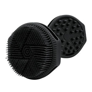 Silicone Body Scrubber Loofah Double-Sided Body BrushShower Scrubber and Scalp Massager Shampoo Brush for All Kinds of Skin