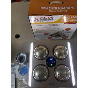 Đèn Sưởi âm trần nhà tắm cao cấp NaNO Chống loá Asia có điều khiển từ xa thông gió màn hình led bảo hành 2 năm