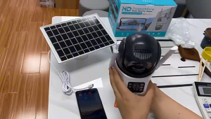 Solar 4G Camera with Dual Lens for Outdoor Security  8MP HD Wireless CCTV PIR Motion Detection Night Vision V380 Pro