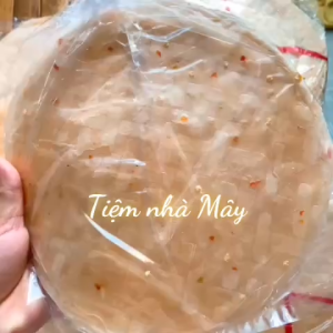 Bánh Tráng Dẻo Ớt Long Điền Phơi Sương Cuốn Sốt Bơ Đặc Biệt Kèm Muối Nhuyễn Thơm Béo