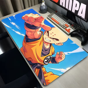 Bandai | DBZ Mouse Pad Anime Dragon Ball Krillin Gaming Desk Mat Laptop Accessories Large Keyboard Mousepad cool Gamer Mouse Mats Carpet
