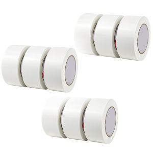 Heavy Duty White Duct Tape 2 Inches X 30 Yards 8.27 Mil Thickness Strong Flexible No Residue for Repairs Industrial