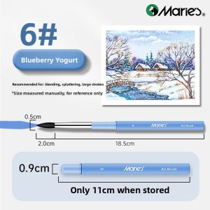 Marie’s | Portable Drawing Brushes Watercolor & Chinese Calligraphy Set Oil Painting Digital Art