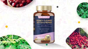 Totaria Kidney Cleanse Detox & Repair Supplement - Chanca Piedra & Cranberry for Urinary Tract Health & Kidney Support (120 Veggie Caps)