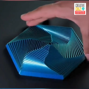 [SG] 3D Fractal Fidget Hexagon - Pocket Fidget Toy Stress Relief for Kids Teens Adults Desk Toy
