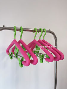 Aromatherapy Clothes Hanger with Clip Thickened Large Size No Trace No Mark Plastic Coat Hanger for Home Use Korean Style