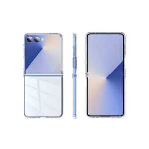 Ultra Thin Transparent Phone Case For Samsung Galaxy Z Flip 7 Flip8 Flip 6 5 4 3 Acrylic Shockproof Bumper Flip7 Folding Cover