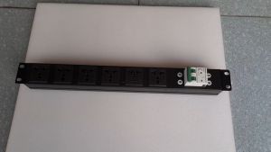 Ổ cắm điện tủ Rack Thanh nguồn PDU 6 cổng 6 port 6 ổ cắm đa năng có MCB 2P 32A