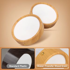 Wood grain color Ceiling Light LED Spot Downlight Surface Mounted Downlights Thin Foldable Spotlight Living Room Spots Ceiling