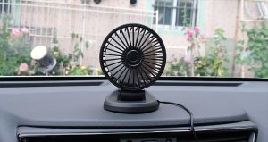 USB Car Fan Single 360 Kipas Angin USB Portable Kipas Mobil Mini Fan