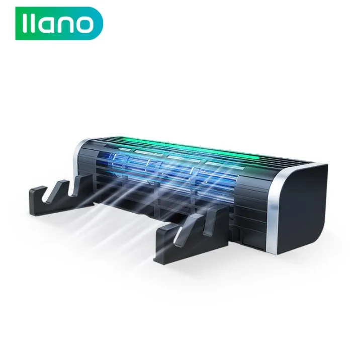 Llano cooling fan for laptops Portable Laptop Cooler Adjustable Width Notebook Cooling Fan For Compatible For 4-21 inch Gamebook Special Stand Cooling