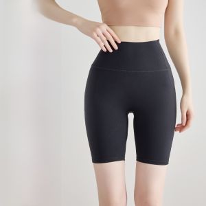miiow | High-Waist Yoga Pants Womens Sporty Sharkskin Shorts Breathable Tummy Control Butt Lifting Short Length Sportswear