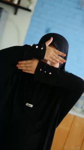 Lucuna Abaya Fatimah - Abaya anak perempuan / abaya umroh anak / Gamis anak syari set khimar Junior [Size 2-10 Thn]