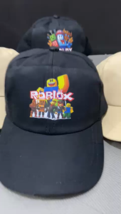 Topi Roblox Anak Laki Laki Perempuan Bahan Adem dan Tebal Usia 2 - 10 Tahun
