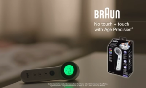 (SG Ready Stock)Braun BNT-410 No Touch Forehead Thermometer with Age Precision With One Year Warranty